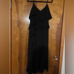 🖤Wild Fable Black Ruffle Midi Dress🖤